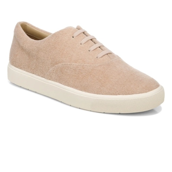 Vince Blair Beige Oxford Slip On Sneakers sz 6 - Picture 1 of 10